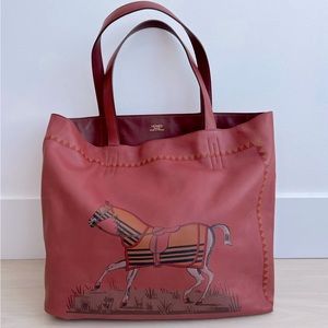 HERMES DOUBLE SENS REVERSIBLE TOTE BAG (AUTHENTIC)